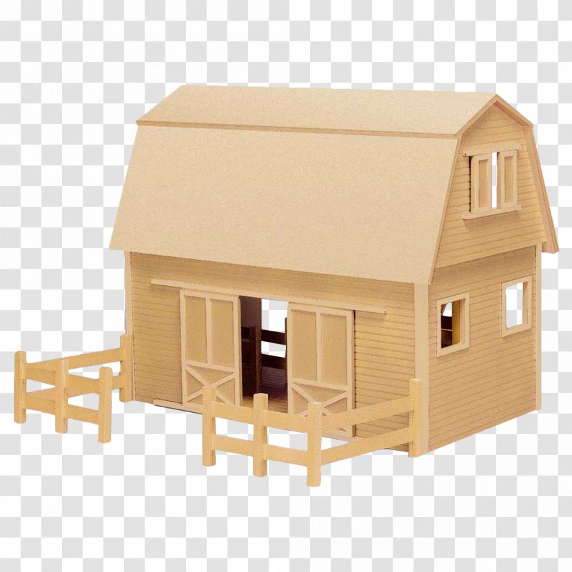 Dollhouse Barn Building - Tree House Transparent PNG