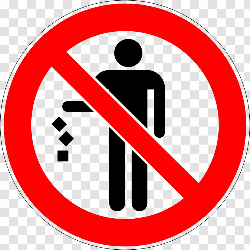 Litter Sign Symbol Clip Art - No - Closet Transparent PNG