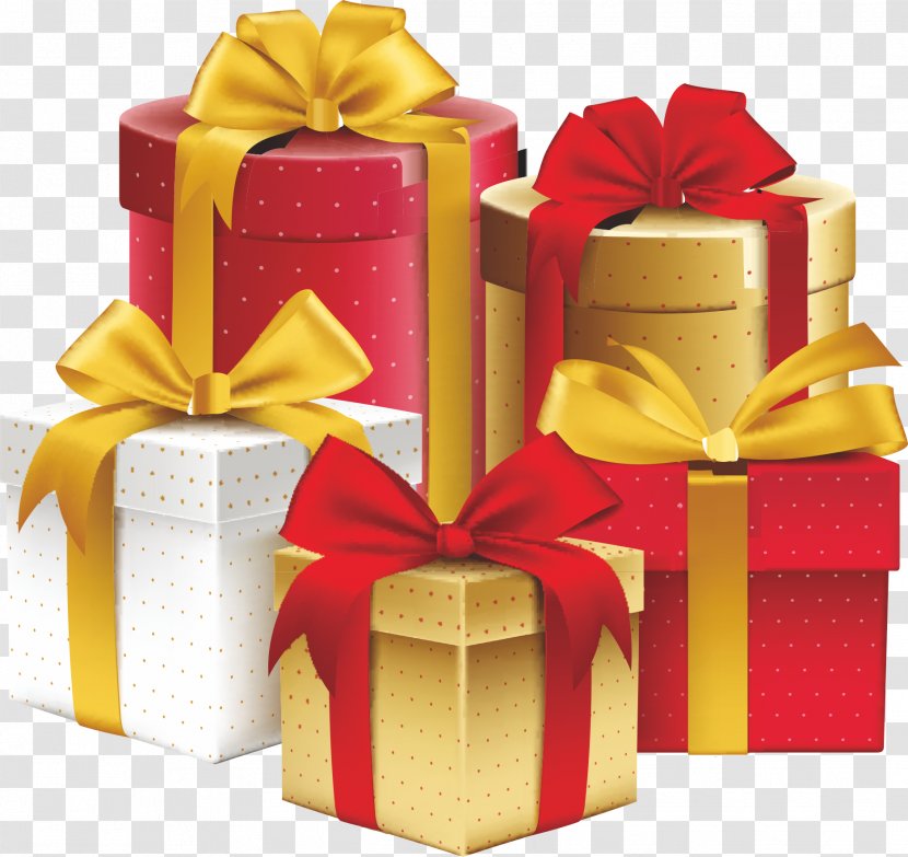 Gift Ribbon Decorative Box Birthday Transparent PNG