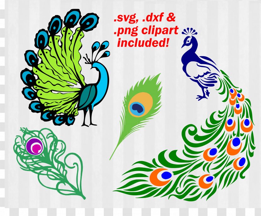Bird Peafowl AutoCAD DXF Clip Art - Papercutting - Peacock Transparent PNG