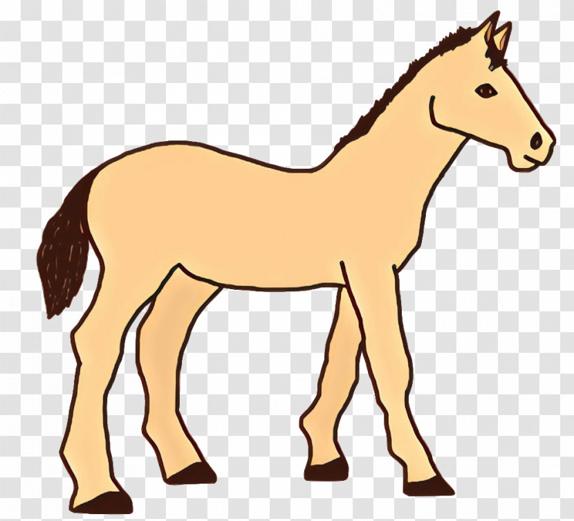 Horse Animal Figure Sorrel Mane Foal Transparent PNG