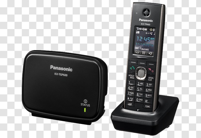 Digital Enhanced Cordless Telecommunications Panasonic KX-TGP60 VoIP Phone Telephone Session Initiation Protocol - Technology - Avaya Wireless Headset Switch Transparent PNG