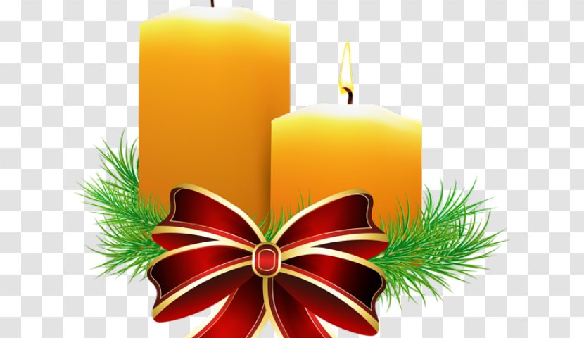 Clip Art Christmas Candle Image Transparent PNG