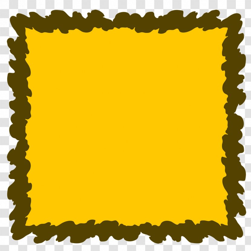 Download - Text - Yellow Frame Transparent PNG