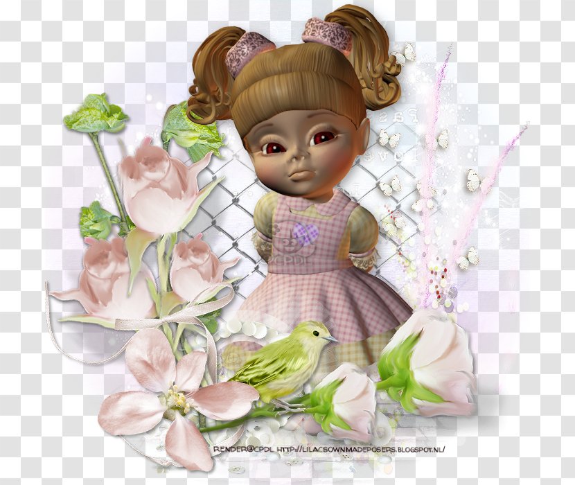 Illustration Fairy Doll Flower - Art Transparent PNG