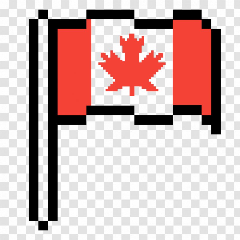 Flag Terraria Video Game Pixel Art - Canada Transparent PNG
