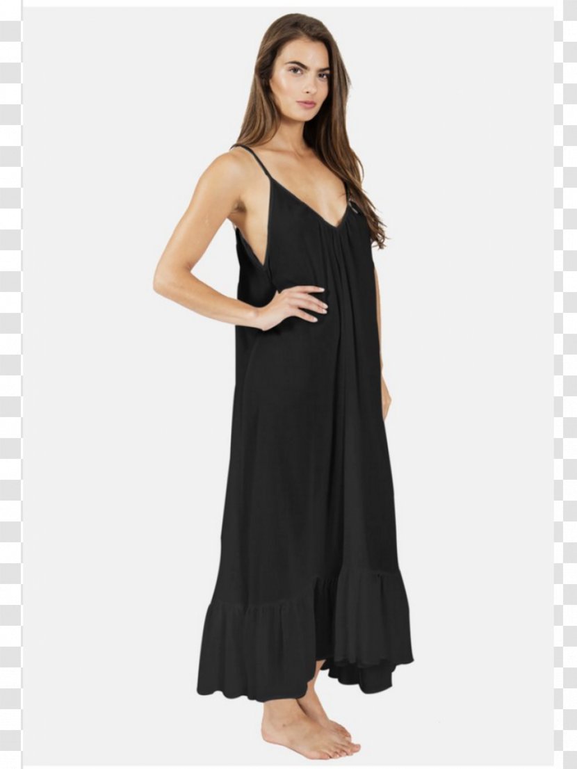 Little Black Dress Shoulder Gown Sleeve - Waist Transparent PNG