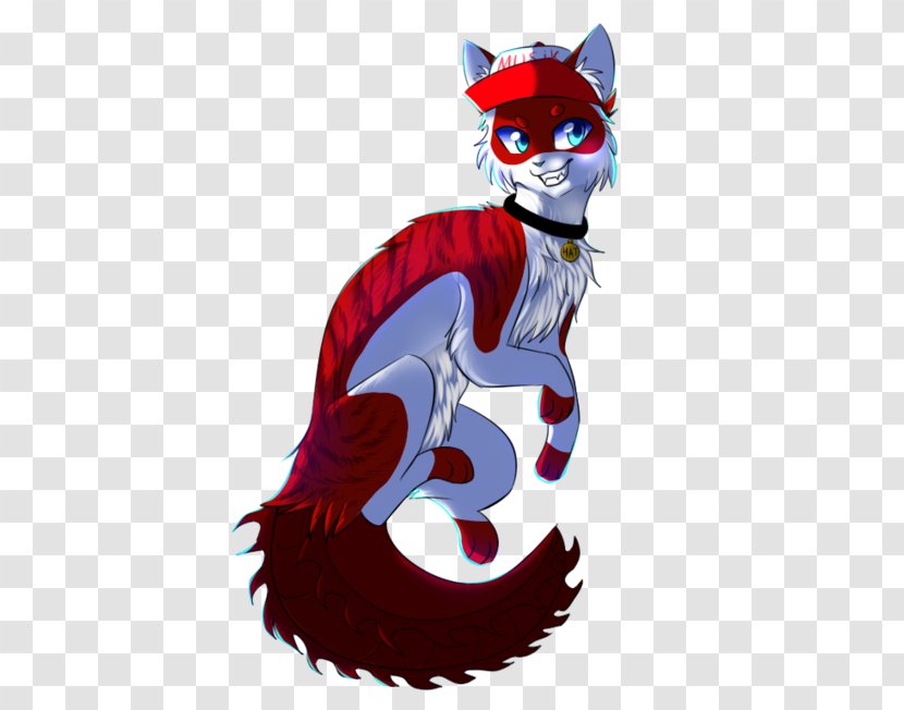 Whiskers Cat Horse Demon Dog - Vertebrate Transparent PNG
