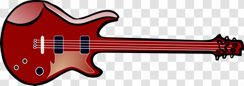 Electric Guitar Guitarist Clip Art - String Bass Cliparts Transparent PNG