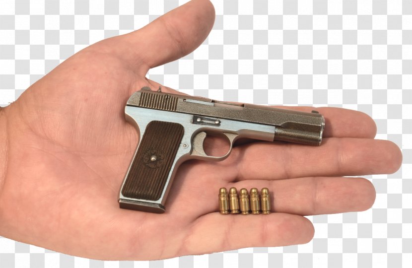 Trigger Firearm Revolver Pistol Weapon - Hand - Submachine Transparent PNG