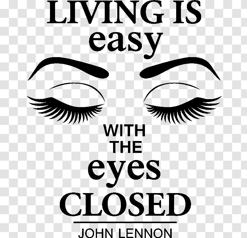 Eyelash Extensions Song Logo Eyebrow Font - Frame - John Lennon Transparent PNG