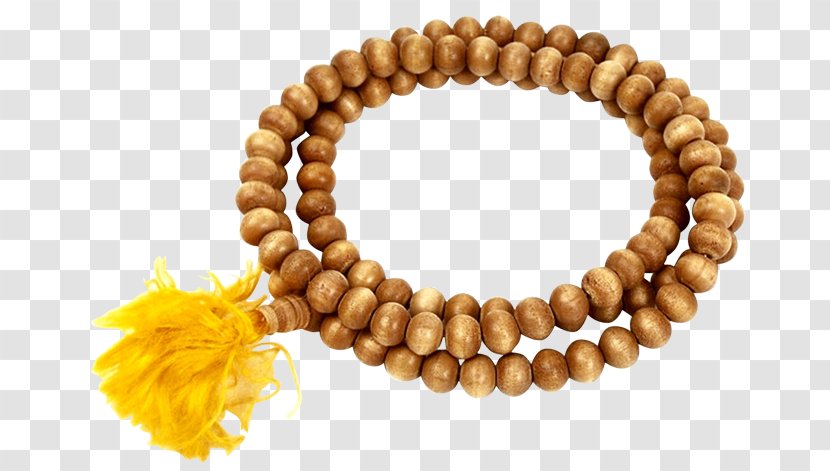 Buddhist Prayer Beads Bracelet Amber Transparent PNG
