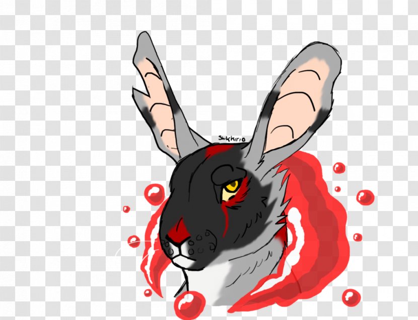 Domestic Rabbit Hare Horse Whiskers Dog - Cartoon Transparent PNG