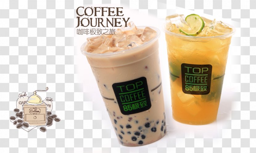 Bubble Tea Milk Iced Coffee Smoothie Transparent PNG