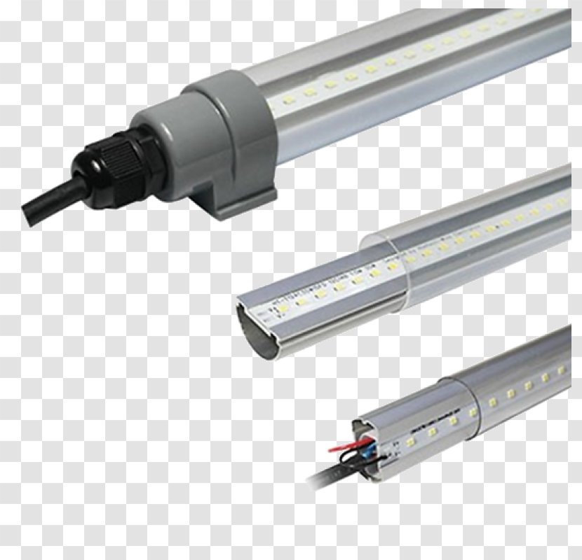 Light-emitting Diode LED Lamp Tube Lighting - Efficient Energy Use - Light Transparent PNG
