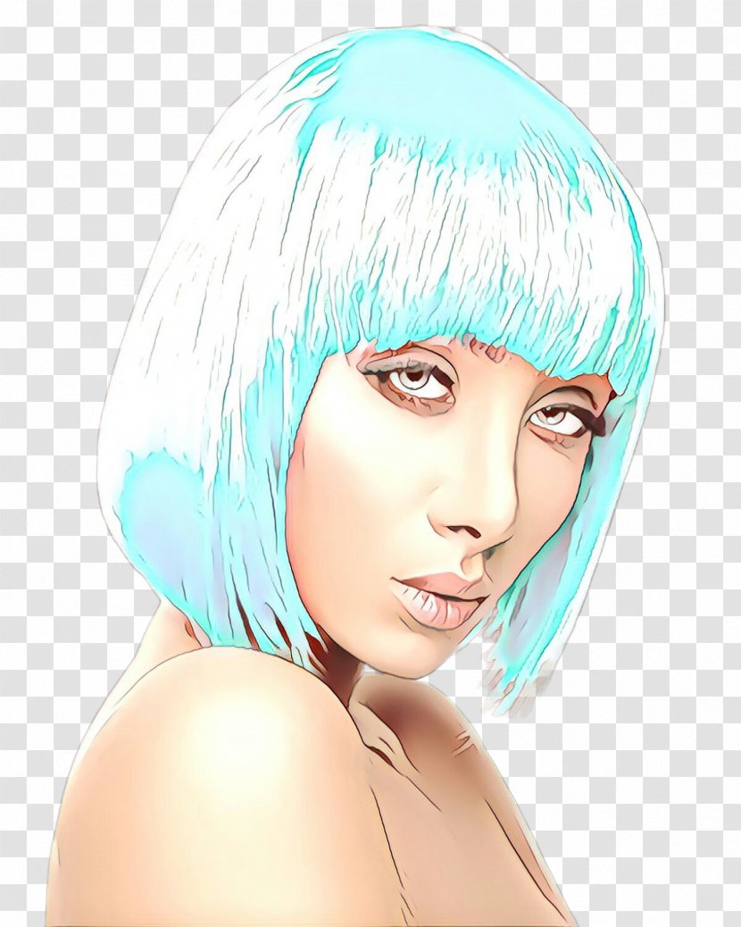 Hair Face Hairstyle Chin Wig - Eyebrow Coloring Transparent PNG