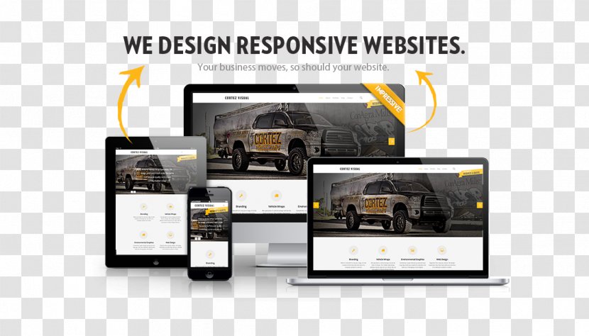 Web Development Responsive Design Advertising - Communication - Billboard On The Wall Transparent PNG