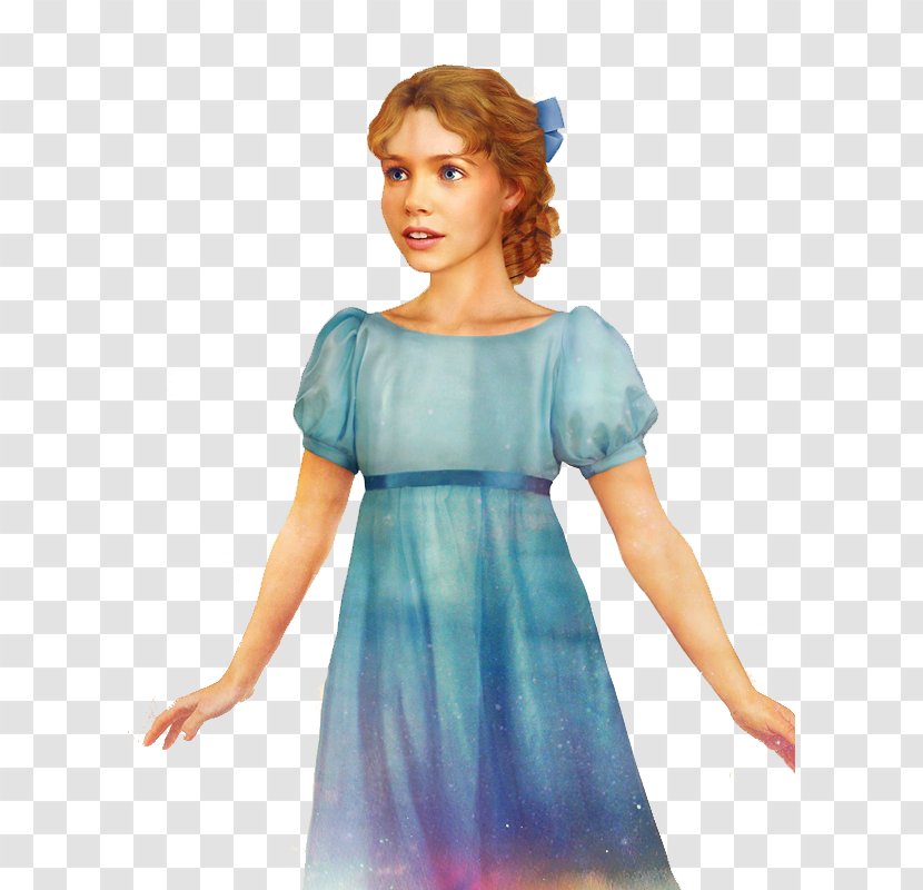 Wendy Darling Ariel Princess Aurora Rapunzel Disney - Flower - Blue Cartoon Cinderella Transparent PNG