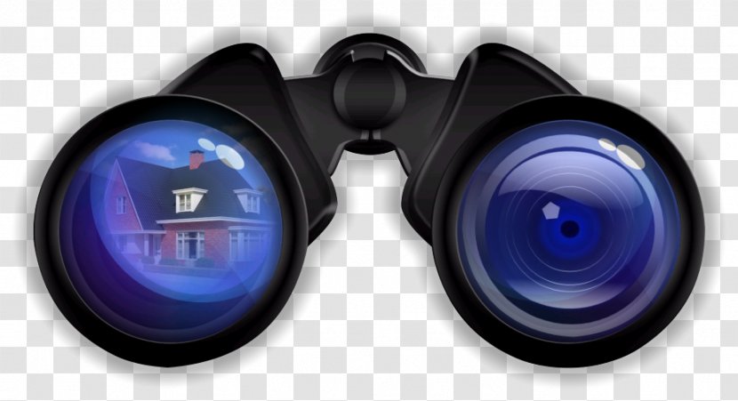 Goggles Cobalt Blue Binoculars Glasses Transparent PNG