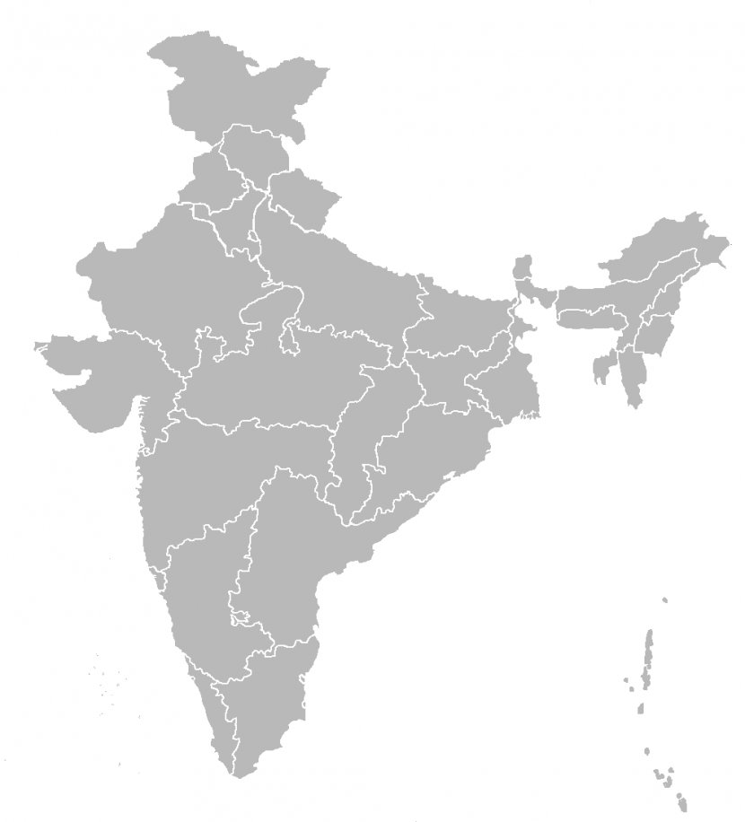 States And Territories Of India Madhya Pradesh Rajasthan United Transparent PNG