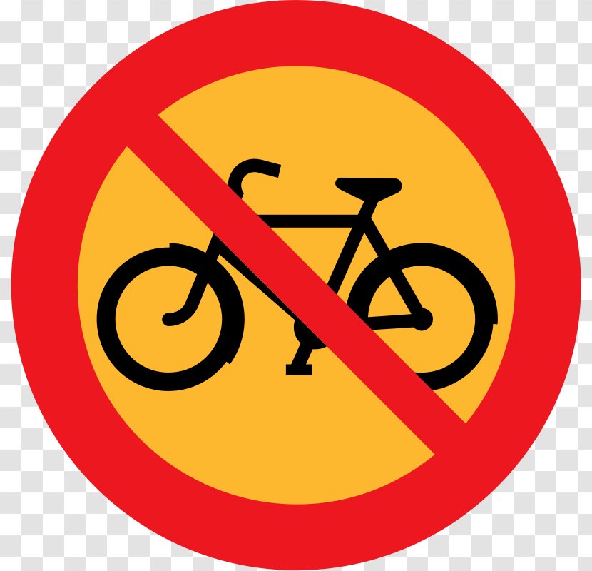 Bicycle Cycling Traffic Sign Clip Art - Symbol - Bicycles Pictures Transparent PNG