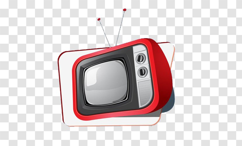 Retro Television Network Free-to-air Icon - Flat Panel Display - Cartoon Electric Radio Transparent PNG