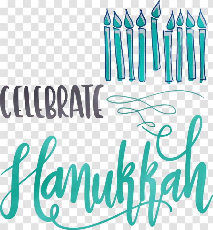 Logo Cartoon Silhouette Menorah Calligraphy Transparent PNG