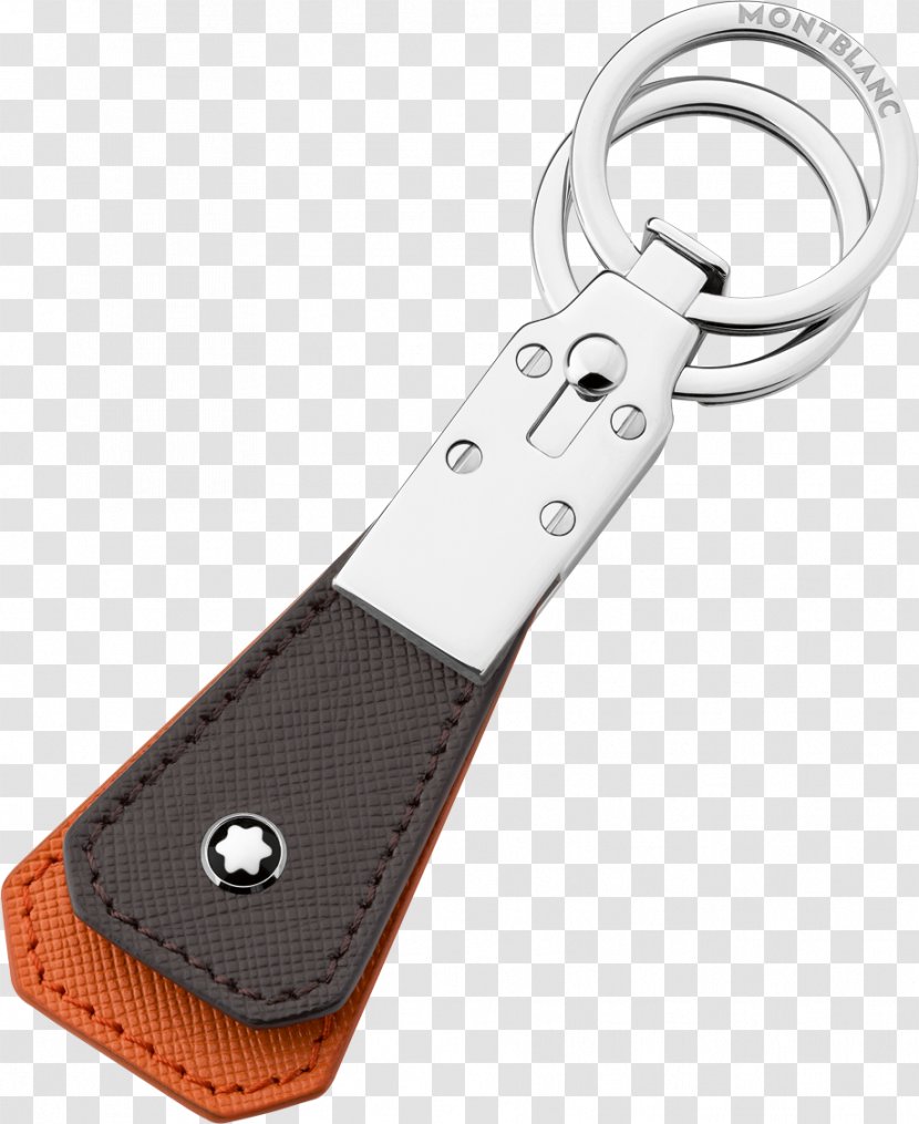 Montblanc Key Chains Meisterstück Leather Wallet - Fob - Orange Geometric Transparent PNG