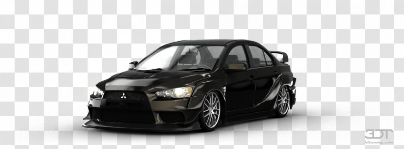 Alloy Wheel Mid-size Car City Door Bumper - Mode Of Transport - Mitsubishi Lancer Evolution X Transparent PNG