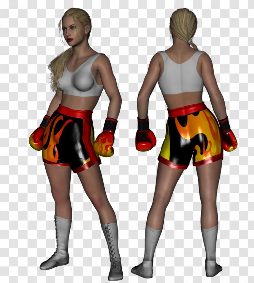 Women's Boxing Pradal Serey Glove Knockout - Tree Transparent PNG