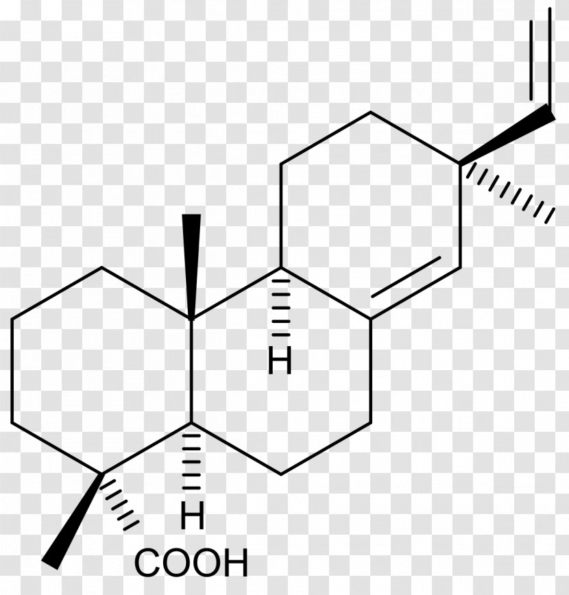 Isopimaric Acid Resin Rosin Abietic - Diagram - Text Transparent PNG