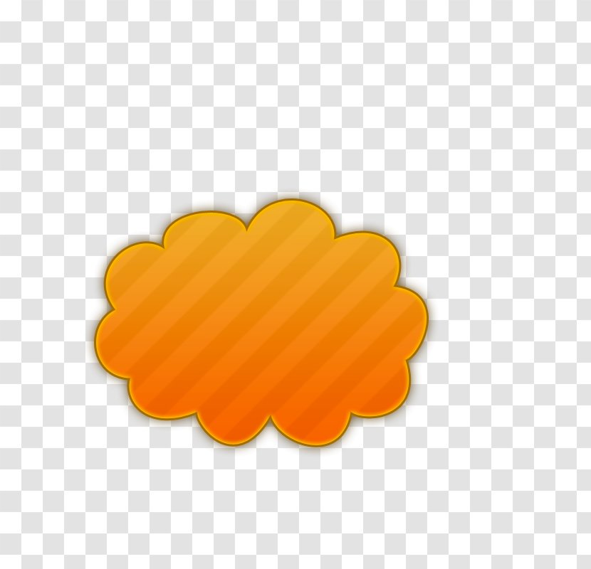 Product Design Cloud Computing - Yellow - Nubes Transparent PNG