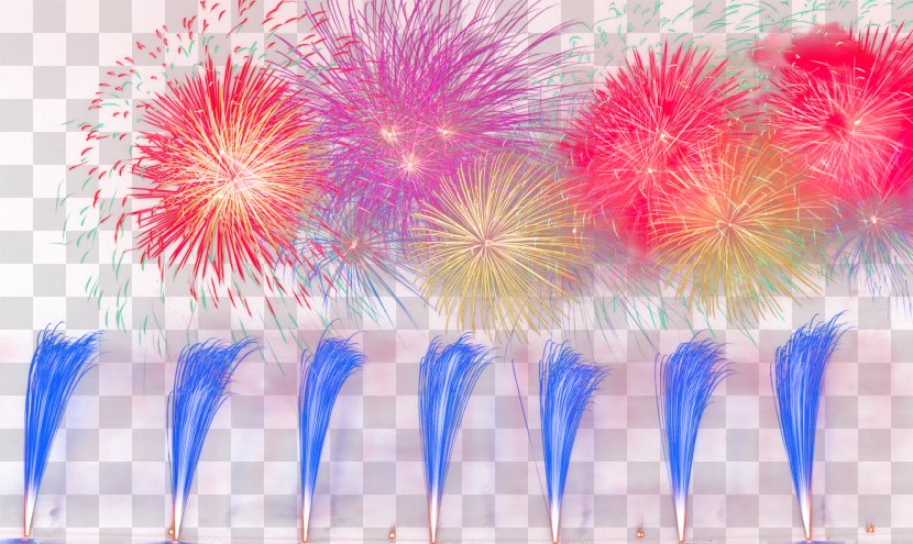 Computer Wallpaper - Pink - Celebratory Fireworks Transparent PNG