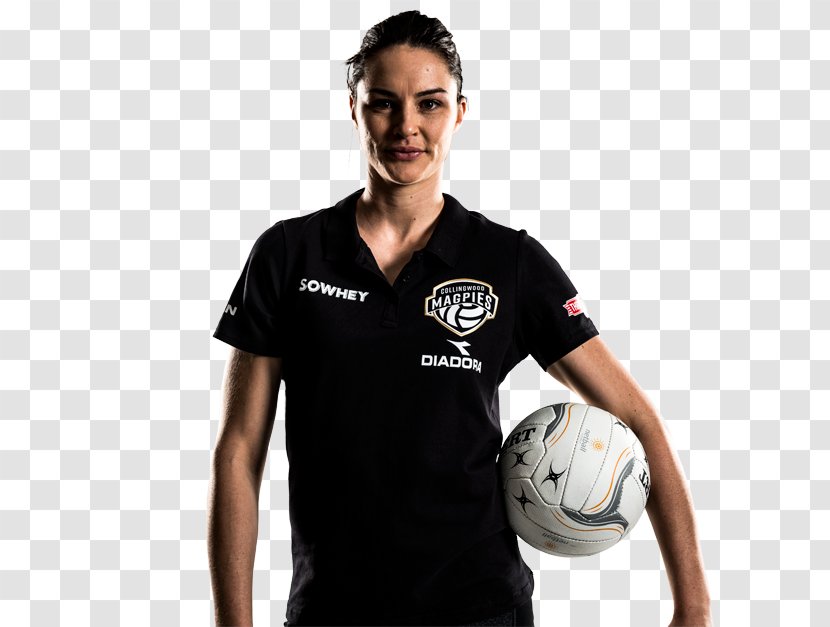 Sharni Layton Collingwood Football Club Magpies Netball Jersey Brose Bamberg - My Family Members Transparent PNG