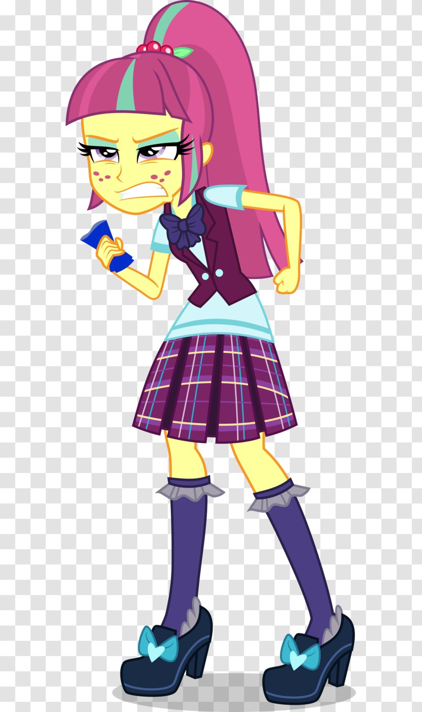 My Little Pony: Equestria Girls Sour Sweet Rarity Pinkie Pie - Watercolor - Pony Spike Transparent PNG