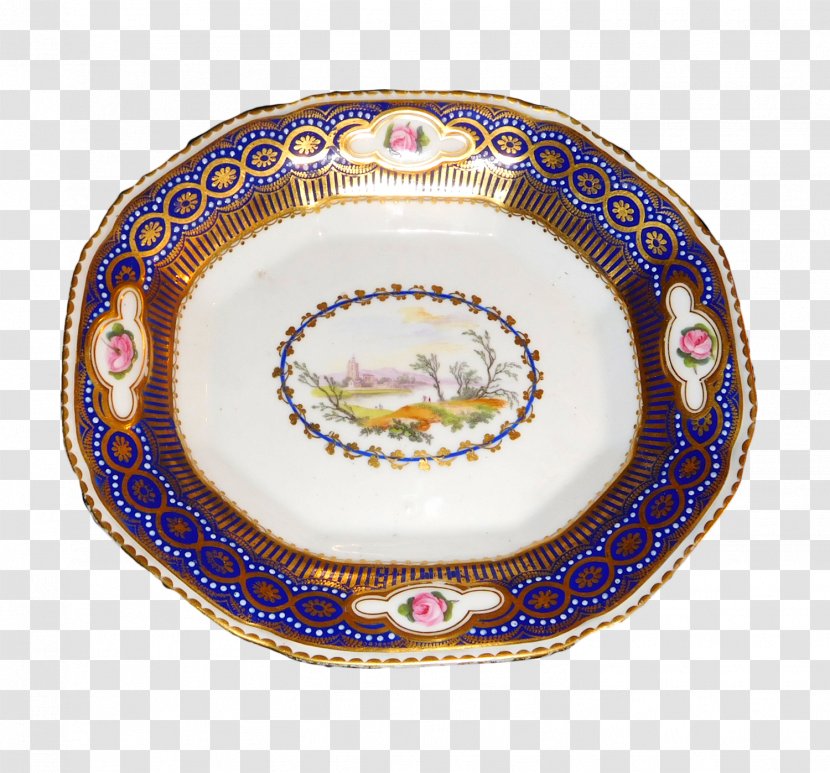 Derby Porcelain Plate Royal Crown - Western Dish Transparent PNG