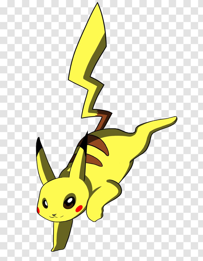 Pikachu Pokémon Drawing Persian - Silhouette Transparent PNG