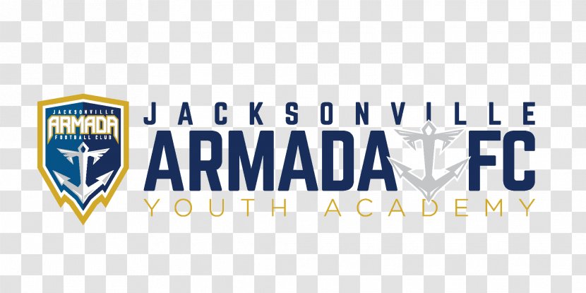 Jacksonville Armada FC Logo Brand Font - Blue - Youth Transparent PNG