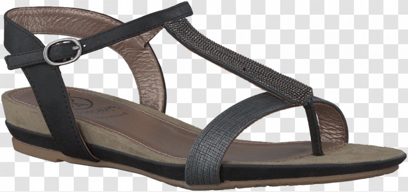Sandal Footwear Shoe Slide Brown - Black M Transparent PNG