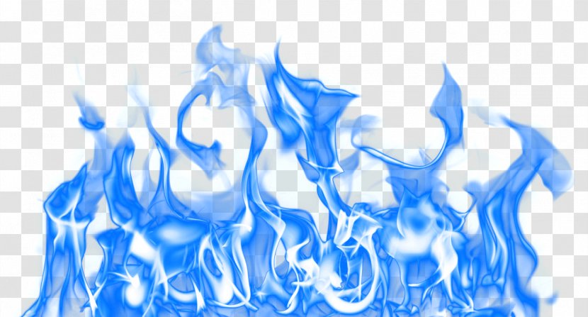 Fire Clip Art - Frame - Blue Transparent PNG