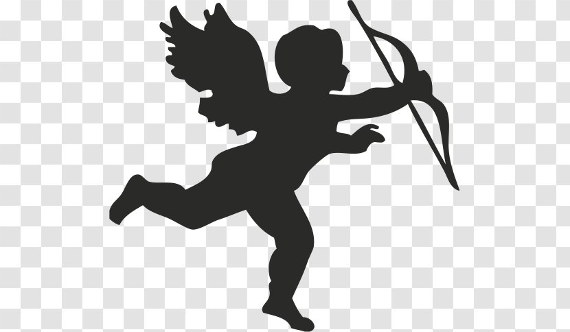 Cupid Silhouette Clip Art - Angel Transparent PNG