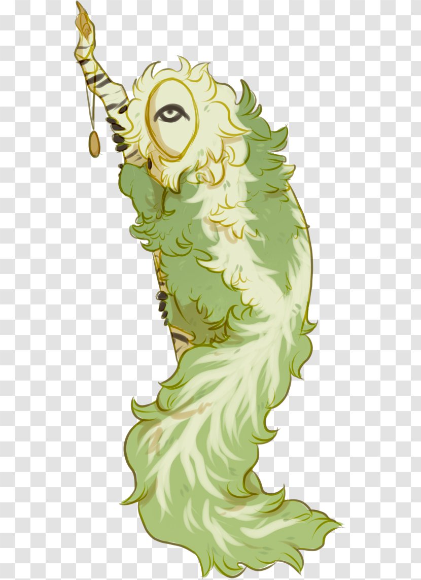 Costume Design Cartoon Green Flowering Plant - Mythical Creature - Leaf Transparent PNG
