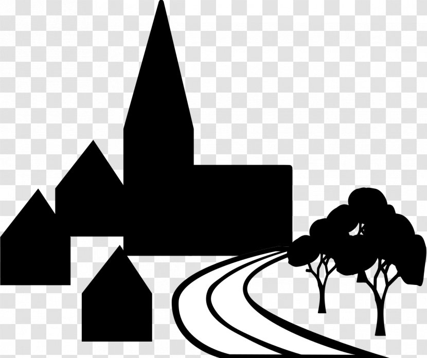 Village Silhouette Pictogram Clip Art - Wikimedia Commons Transparent PNG