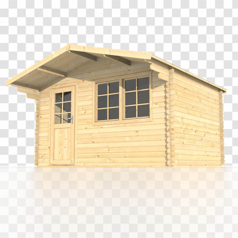 Casa De Verão Shed Roof Log Cabin Facade - Price - Xu Transparent PNG