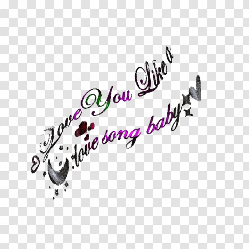 Love You Like A Song Transparent PNG
