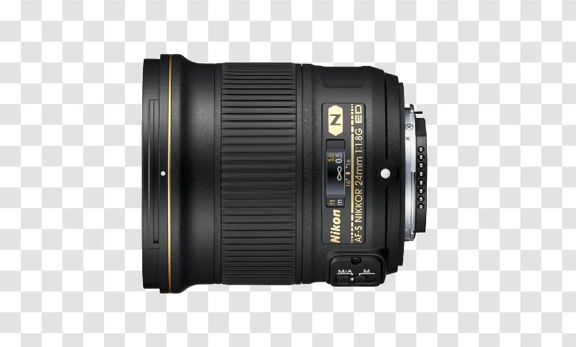 Nikon AF Nikkor 50 Mm F/1.8D AF-S 24mm F/1.8G ED DX 35mm Prime Lens - Camera Transparent PNG