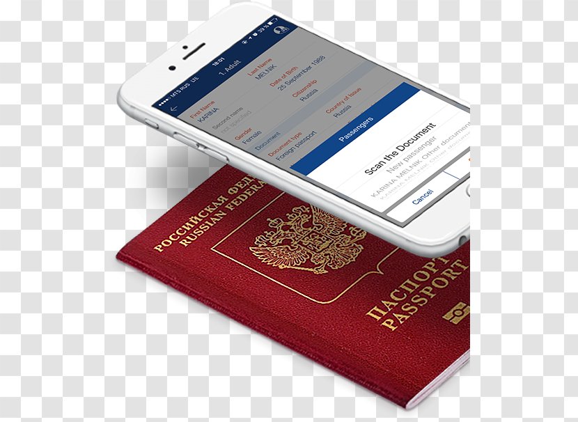 Aeroflot Check-in Airline Ticket - Mobile Phones - Travel Transparent PNG
