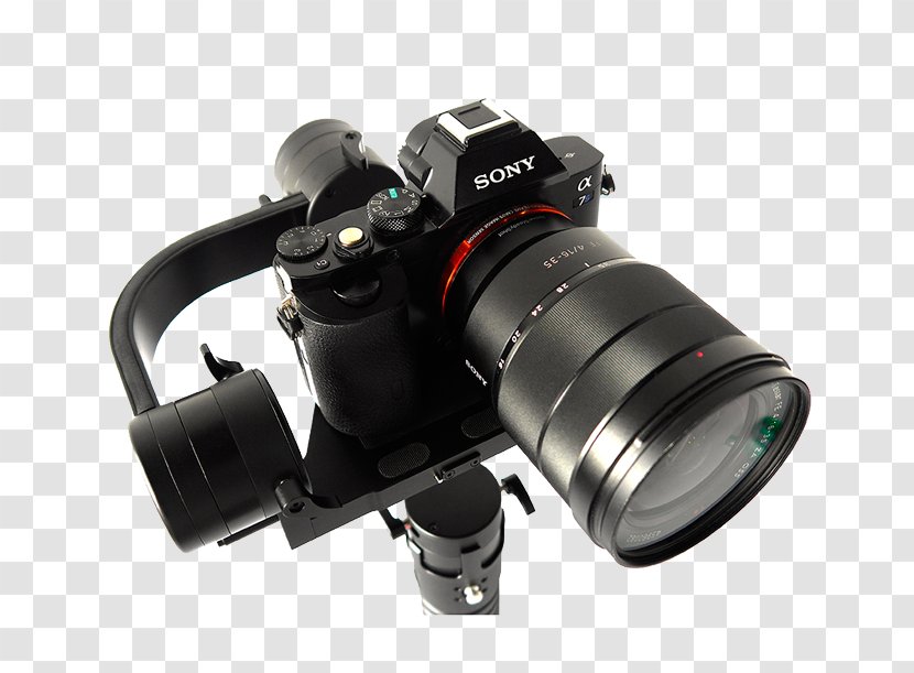 Digital SLR Mirrorless Interchangeable-lens Camera Sony α7 II Gimbal - Hardware Transparent PNG