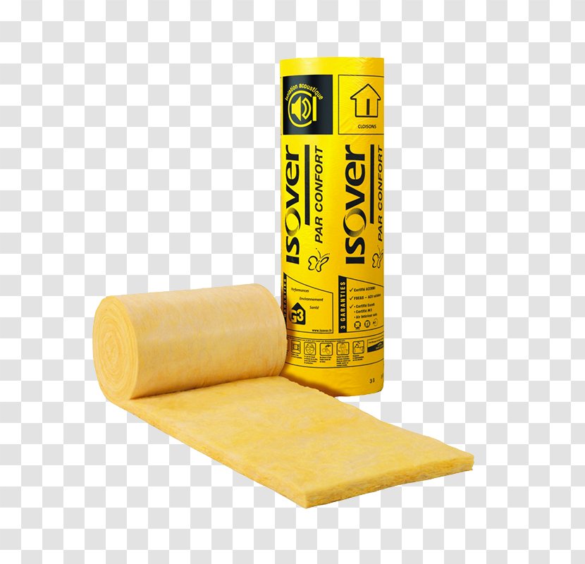 Glass Wool Aislante Térmico Soundproofing Isolant - Building Transparent PNG