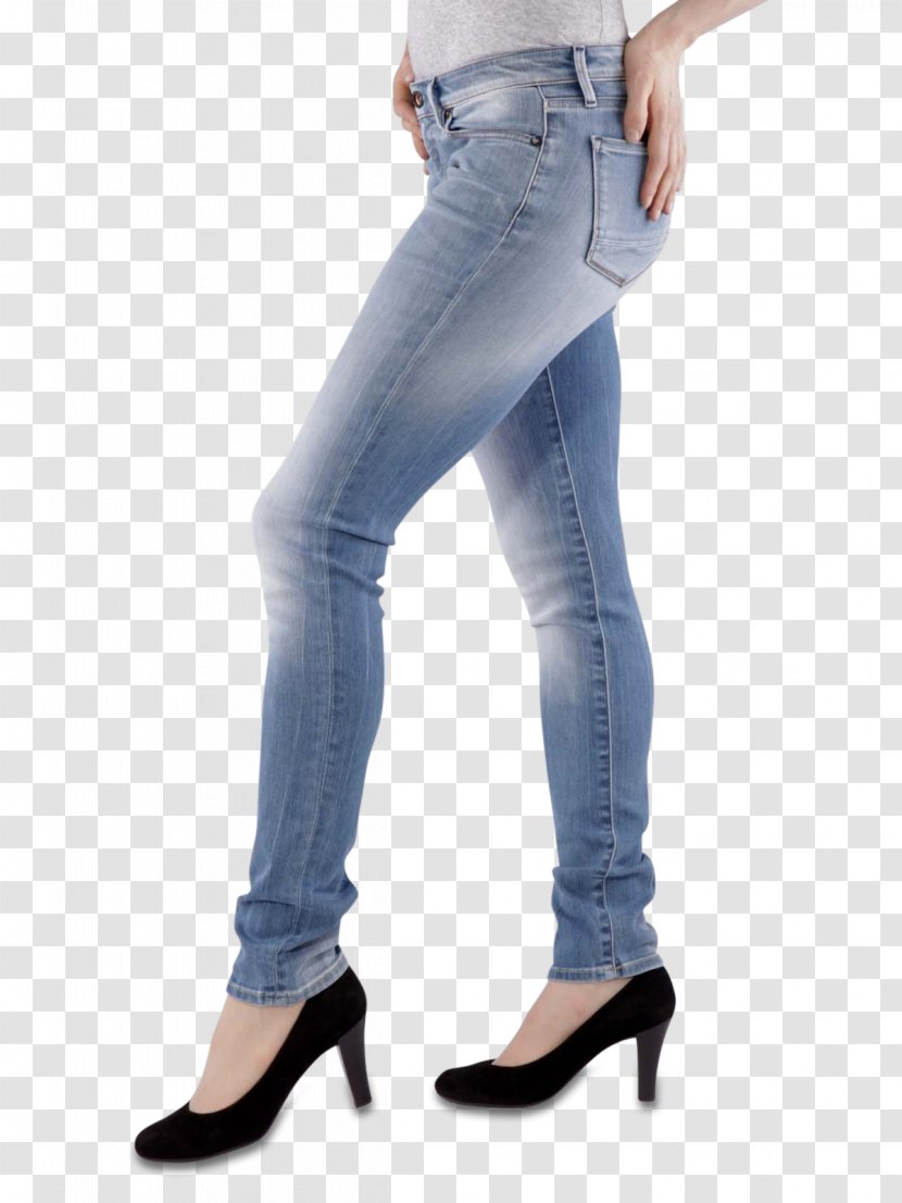 Jeans Denim Waist Leggings Dress - Ladies Transparent PNG